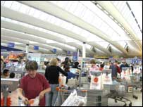 Supermarket scene