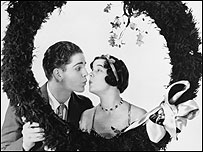 A wreath can lead to romance