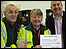 Simon Cornes with members of Matlock Red Cross