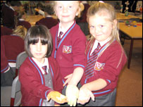 Pupils from St Wilfrid's Catholic Primary School