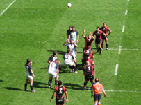 The Cornish Pirates in action