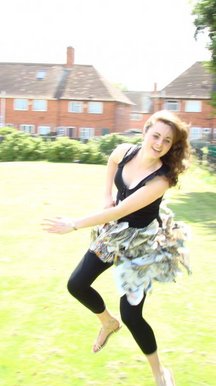 newspaper skirt