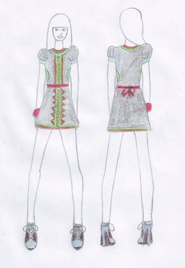Modern Mexican Dress