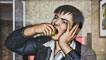 Alfred Janes - Boy With Apples (oil on canvas). Purchased 1955