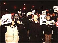 Ellis Out campaigners