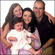 Alison Mitchell and her family