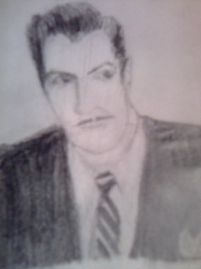 A Bad Drawing of Vincent Price