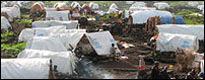 Refugee camp in Congo