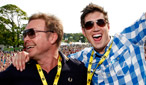 Pete Tong and Vernon Kay