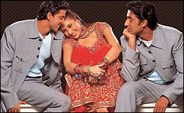 Hrithik Roshan, Kareena Kapoor & Abhishek Bachchan
