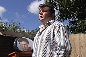 Stevie Las Vegas eats, breaths and sleeps Elvis. His passion for The King is all encompassing...