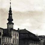 A close up of the town hall. Zwittau.