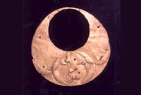 Bronze plaque with triskele, Llyn Cerrig Bach