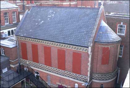 The chapel at the old Worcester Royal Infirmary