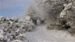 Snow covered lanes in Evanstown by Keith Jones