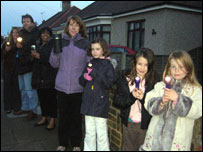 People holding torches