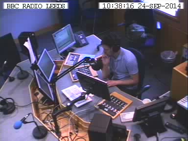 BBC Radio Leeds studiocam