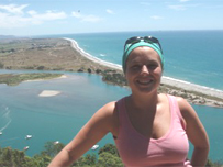 Rachael Hunt at the Bay of Plenty 