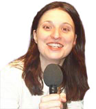 BBC Radio Nottingham's Sarah Julian - we daren't record her singing