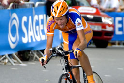 Michael Rasmussen, on the opening day of this year’s Tour de France.