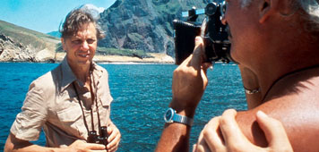 Filming David Attenborough for Life on Earth