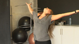 Training: Holly Valance and Artem Chigvintsev