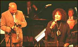 John Dankworth and Cleo Laine.