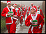 The Bunwell Santa Fun Run 2008, Bunwell, Norfolk
