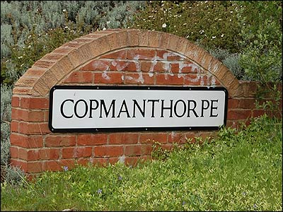 Copmanthorpe sign