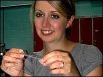 Naseem Darbey with thread