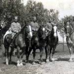 Friend Johann Van Dijk second from left in the Dutch Army during the early stages of the war.