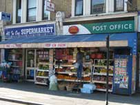 Post office shop front 133 Stoke Newington Rd N16