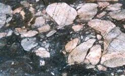Granite rock at a quarry near Vredefort (credit: M Gaylard)