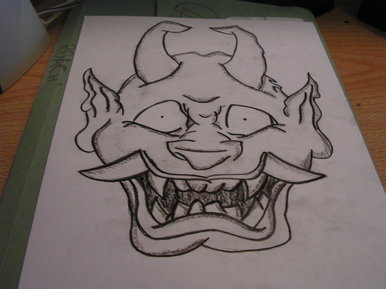 Hannya mask