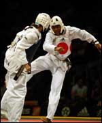 Tae Kwon Do in action SOURCE: GETTY