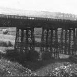 LNER Viaduct across the Erewash Valley. Still there today though the line has long gone. The Jerries missed hitting it!
