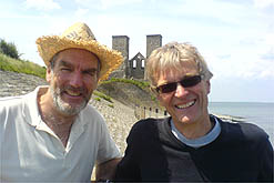 Geologist Alasdair Bruce meets Nick Crane at Reculver