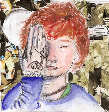 BBC blast portrait competition Ed Sheeran