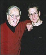 Alun Newman and Nicholas Parsons
