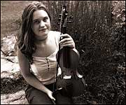 Jackie and her fiddle