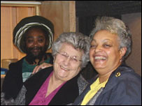 Gloucester pensioners recording a CD