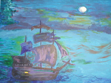 Pirate Ship In The Night