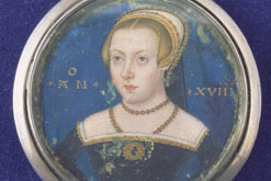 Controversial miniature by Lavina Teerlinc, identified by David Starkey as Lady Jane Grey.