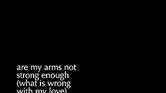 what is wrong... what is wrong...