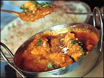 A bowl of curry