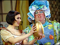 Kym Marsh and Eric Potts in Mother Goose