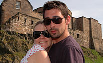 Colin and Edith in Edinburgh