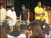 Crowds at Manchester Mega Mela 2004