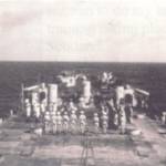 Hearing the news of the Japanese surrender Aug 1945