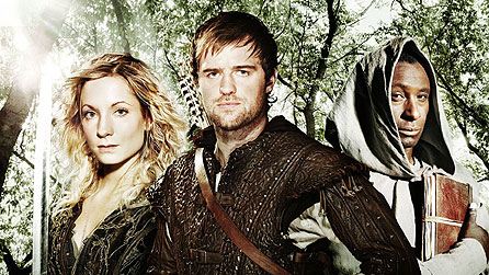 l-r: Joanne Froggatt, Jonas Armstrong and David Harewood